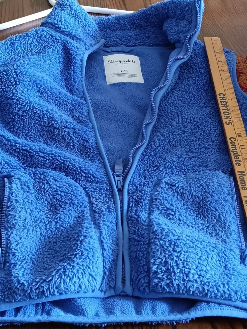 Women’s Aeropostale Fleece Vest – Cobalt Blue